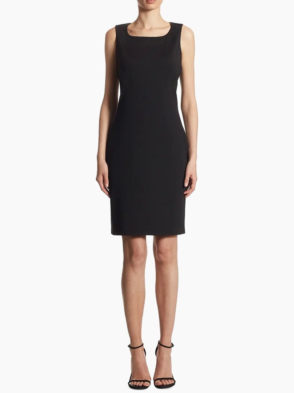 ST. JOHN Caviar Milano Knit Dress